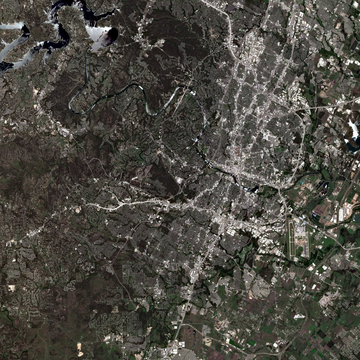 satellite image of a place I've been