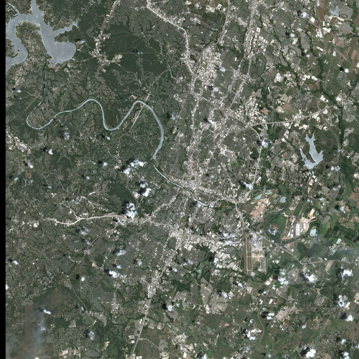 satellite image of a place I've been