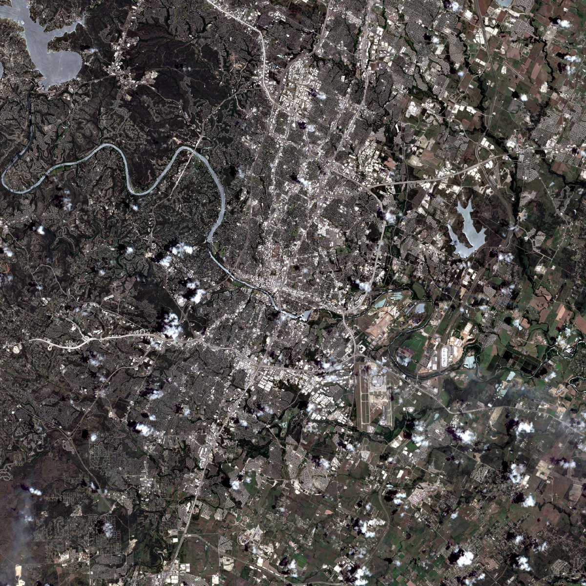 satellite image of a place I've been