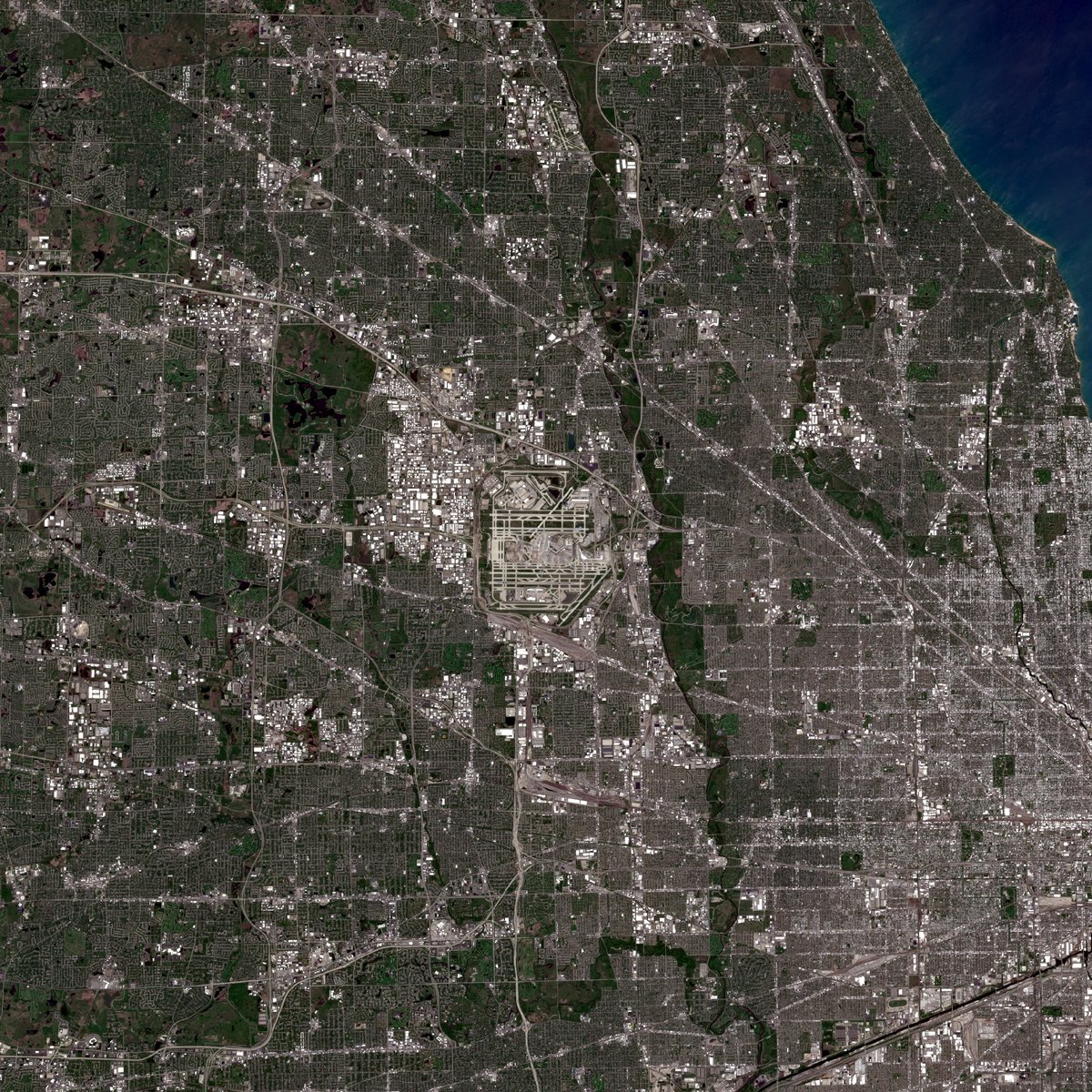 satellite image of a place I've been