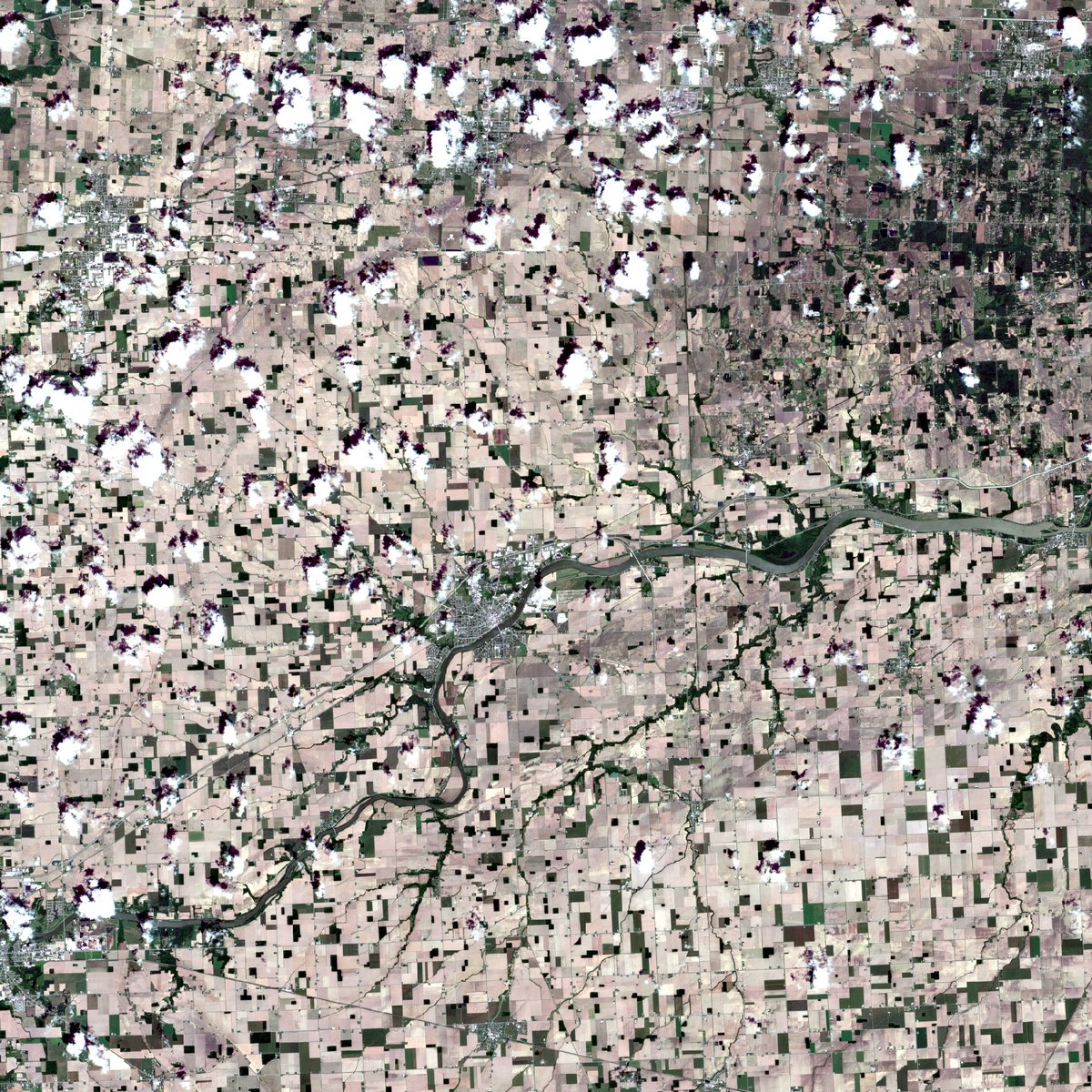 satellite image of a place I've been