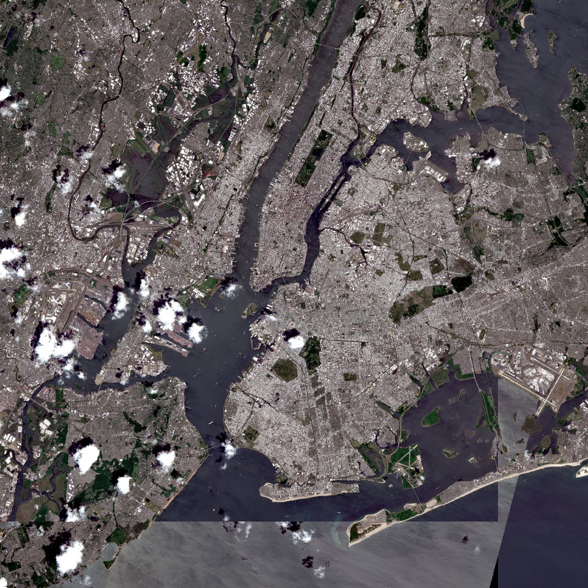 satellite image of a place I've been