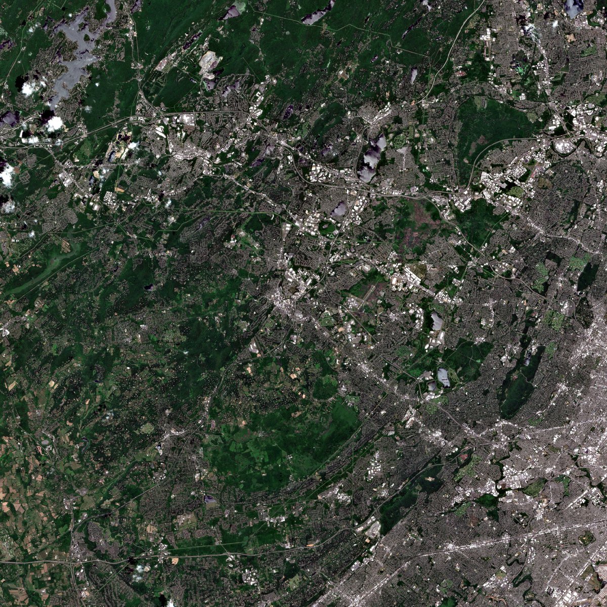 satellite image of a place I've been