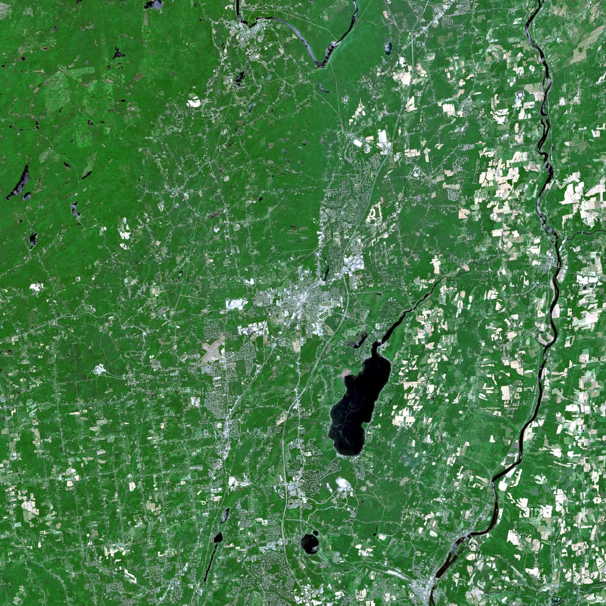 satellite image of a place I've been