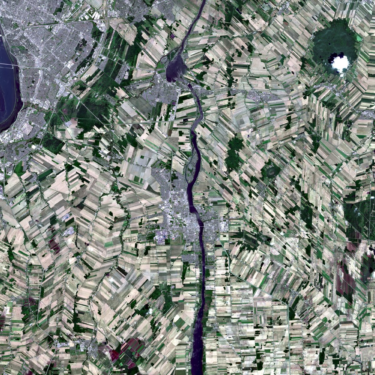 satellite image of a place I've been