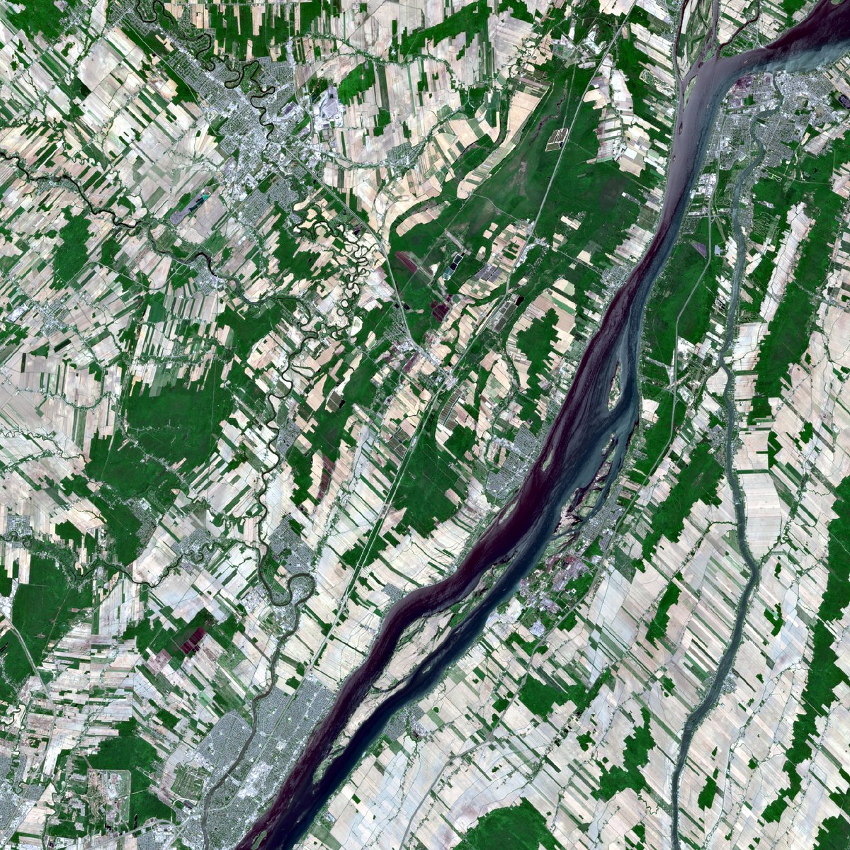 satellite image of a place I've been