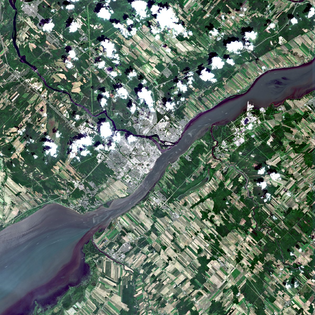 satellite image of a place I've been