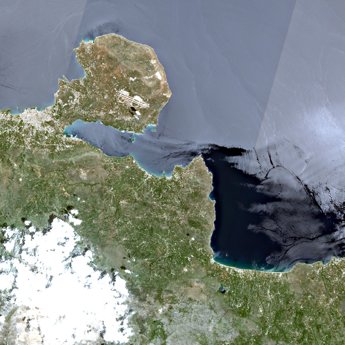 satellite image of a place I've been