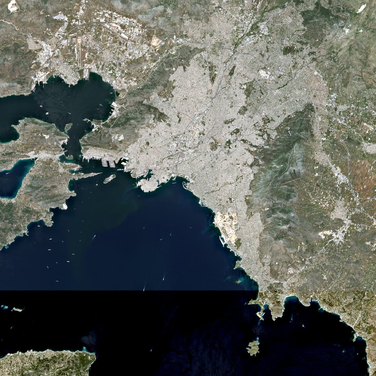 satellite image of a place I've been