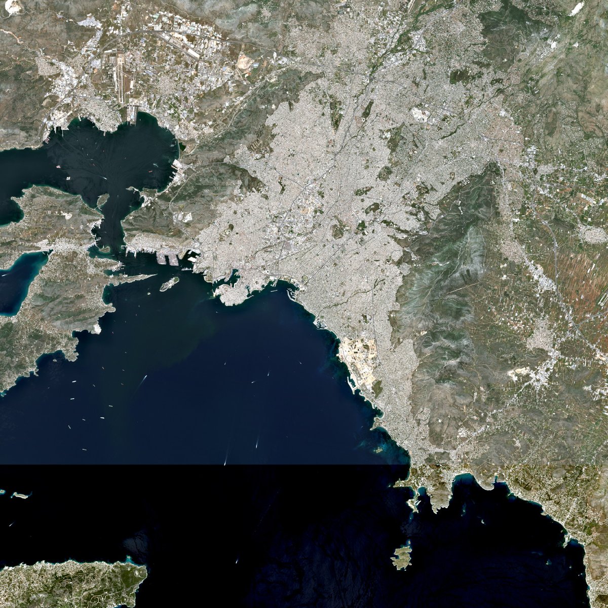satellite image of a place I've been