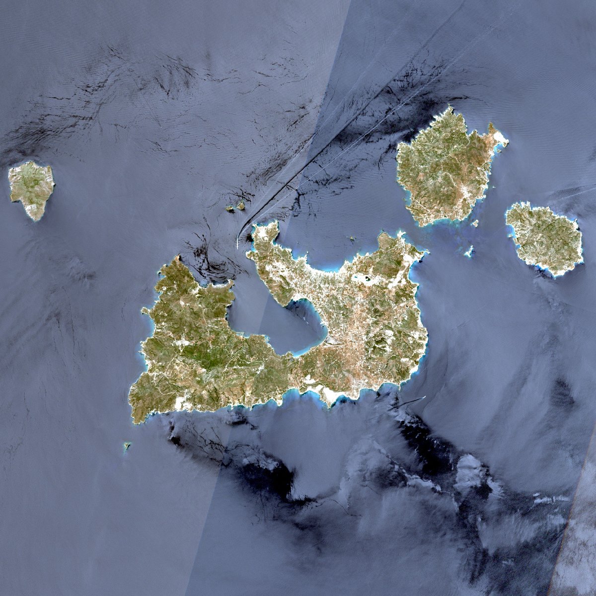 satellite image of a place I've been