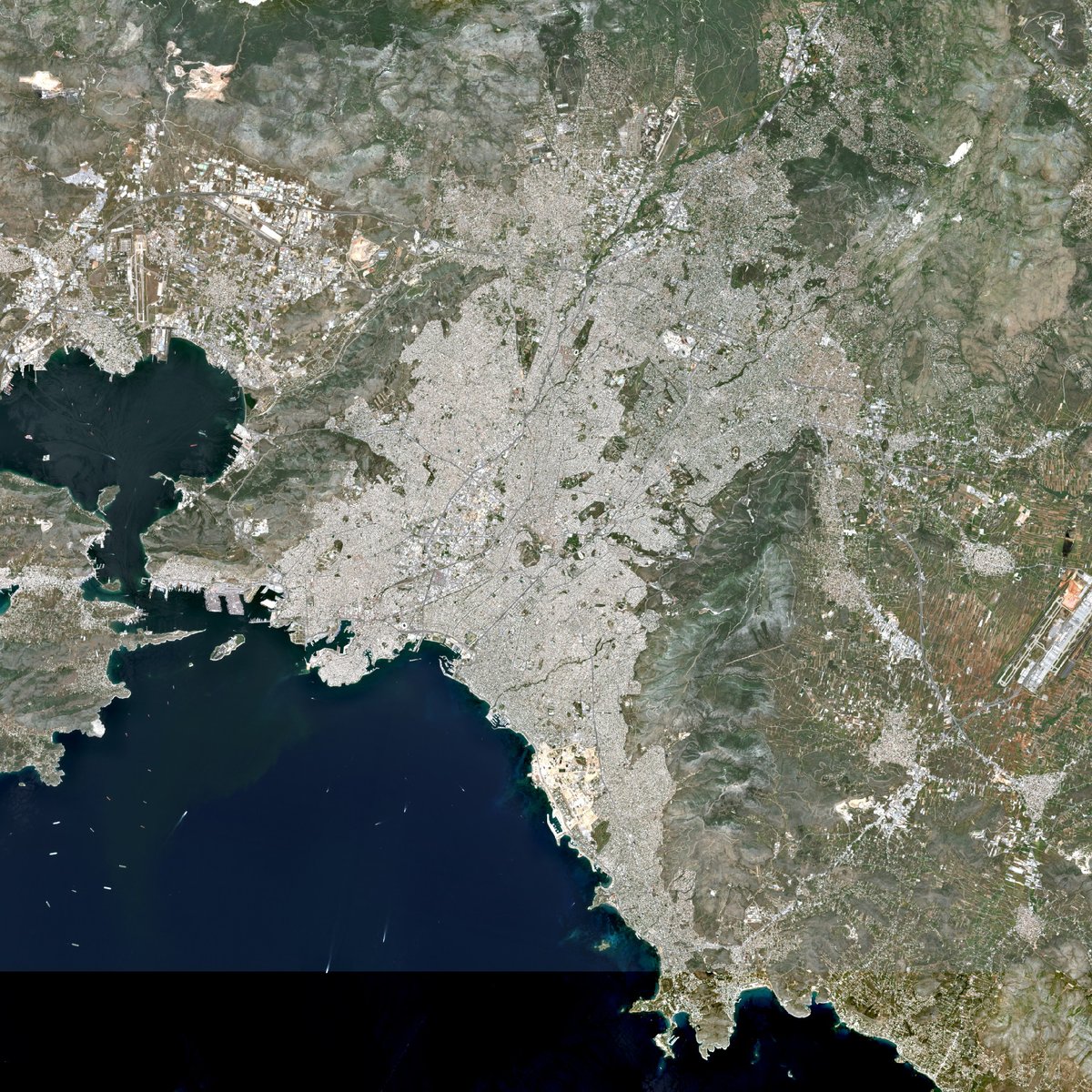 satellite image of a place I've been