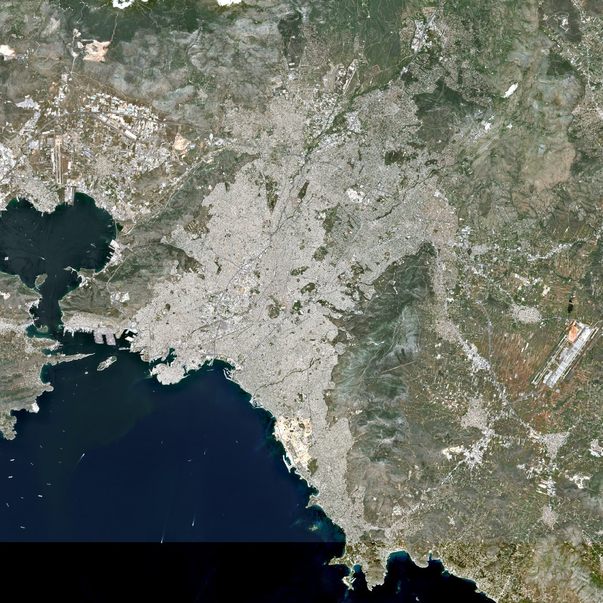 satellite image of a place I've been