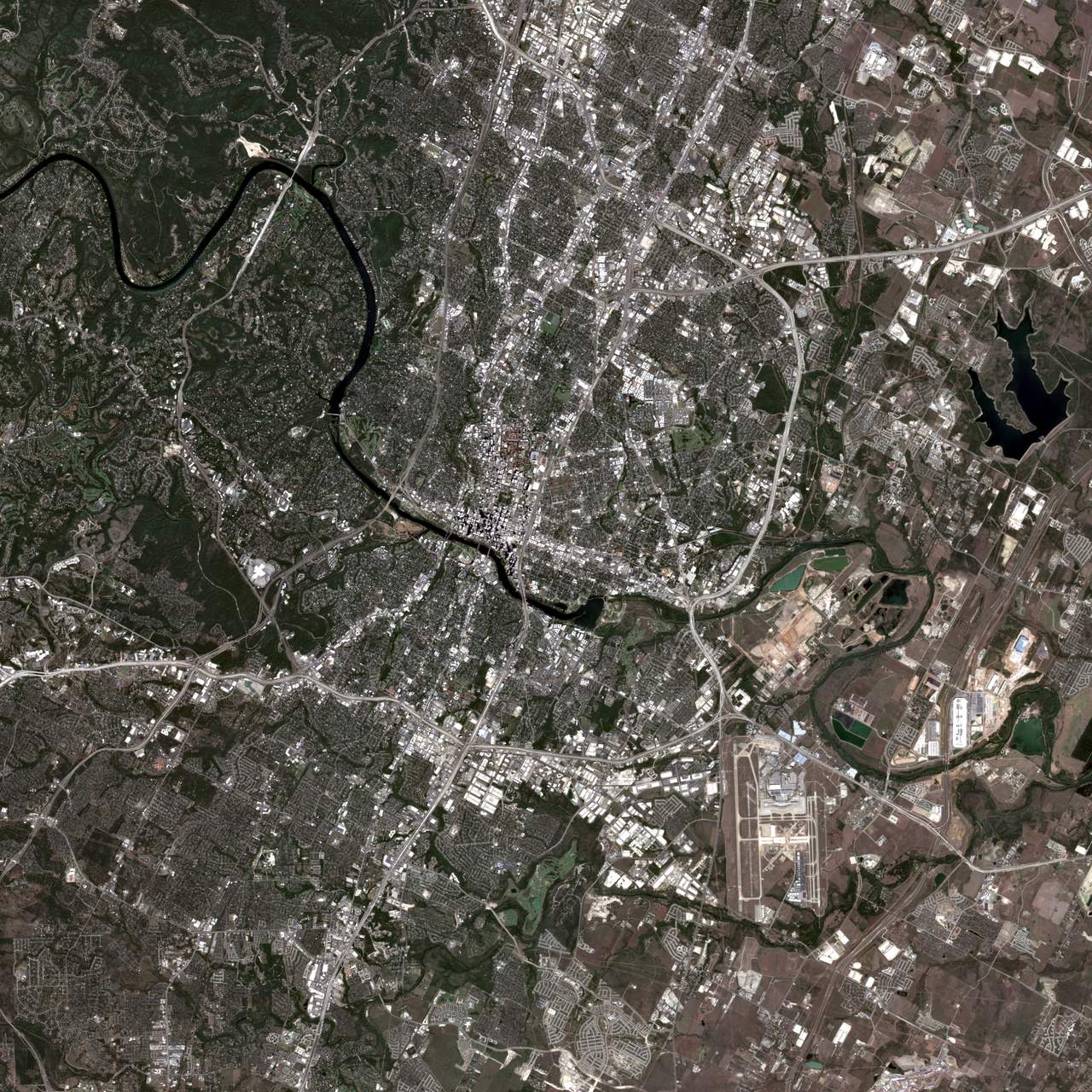 satellite image of a place I've been