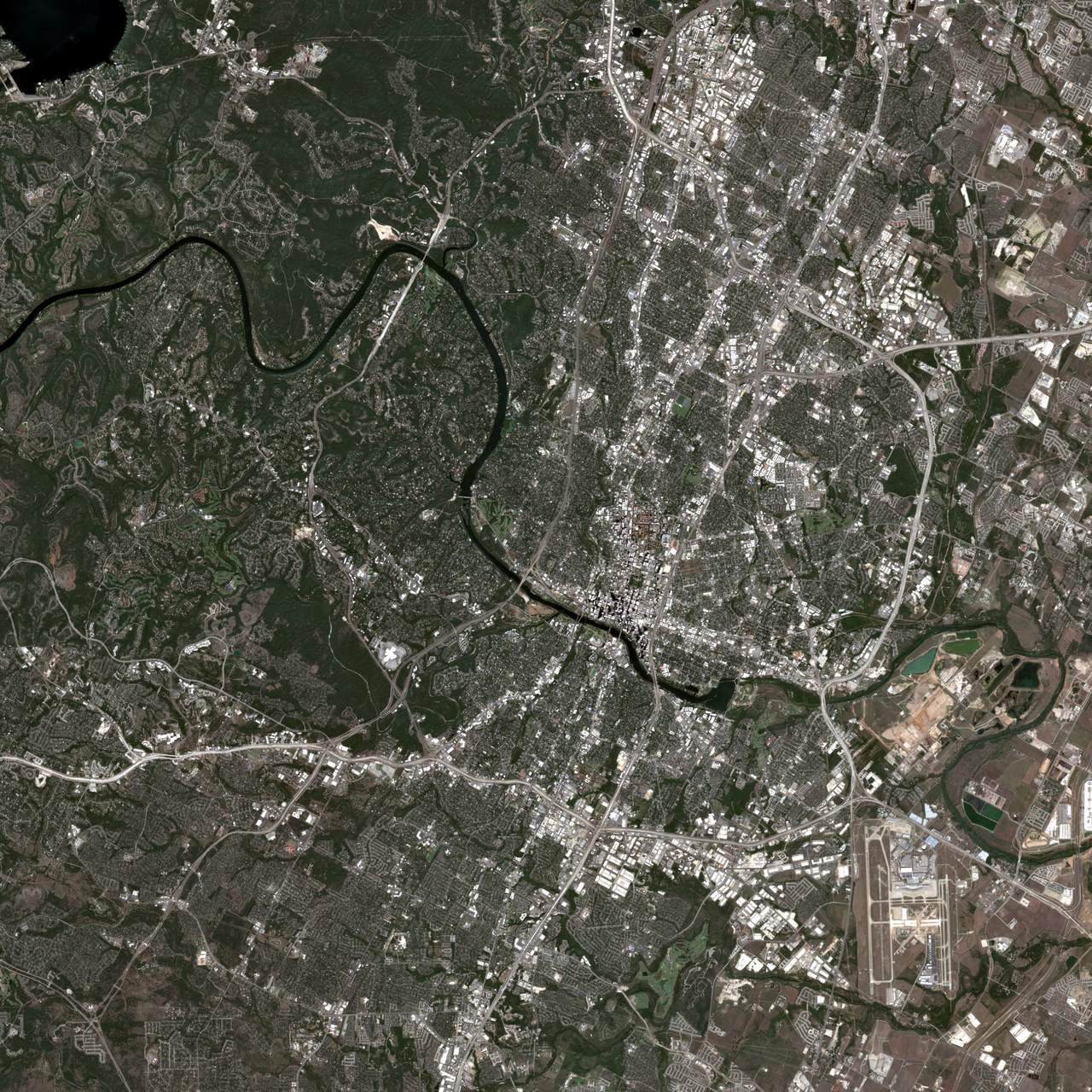 satellite image of a place I've been