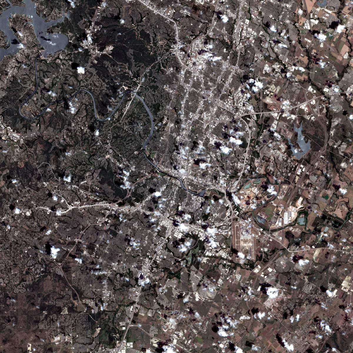 satellite image of a place I've been