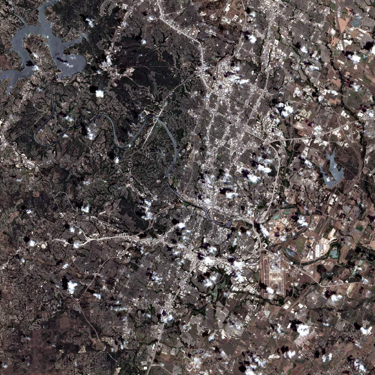 satellite image of a place I've been