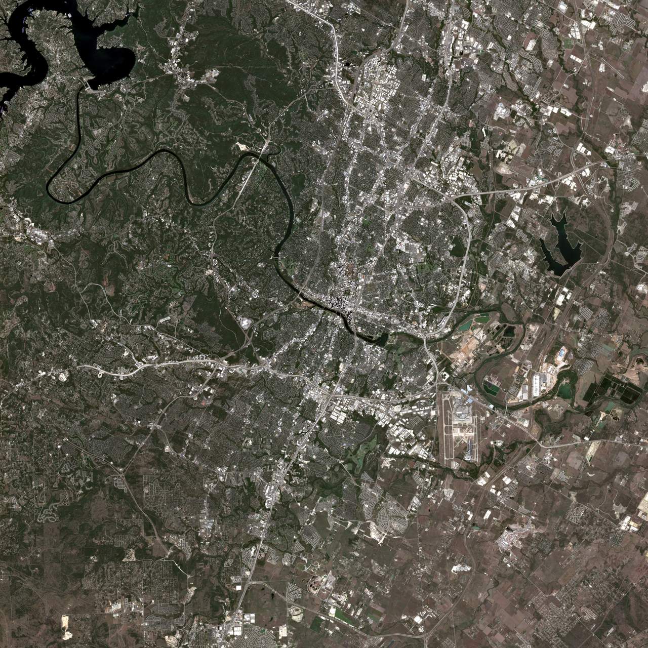 satellite image of a place I've been