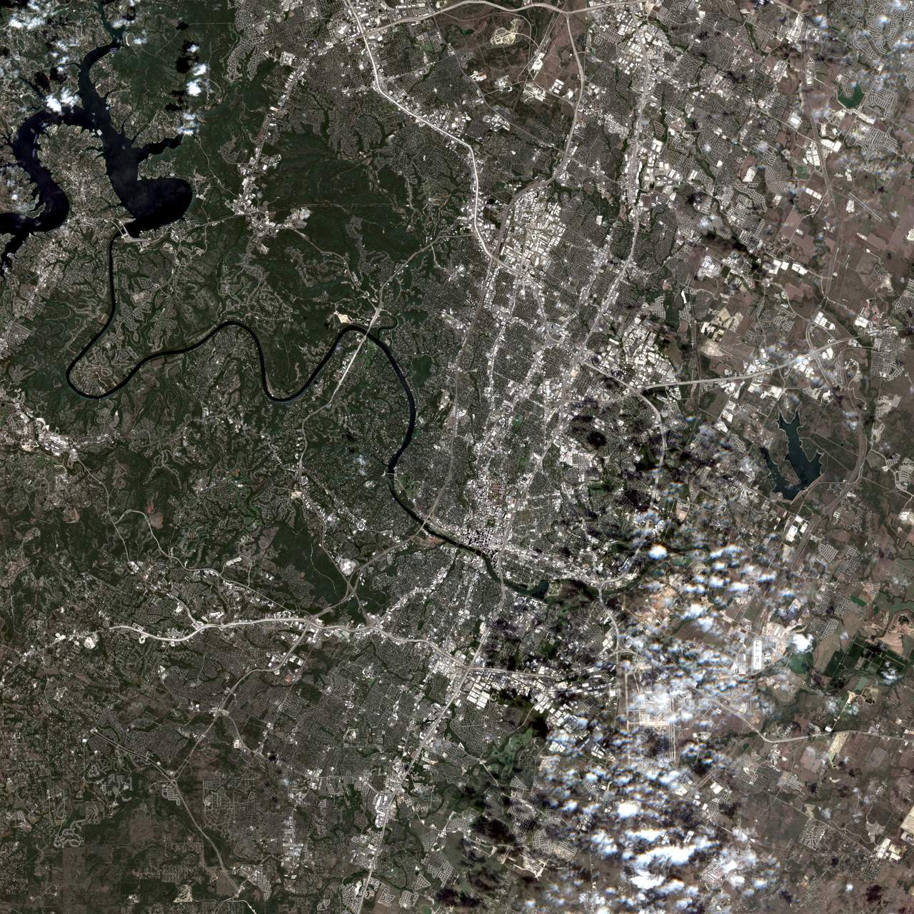 satellite image of a place I've been