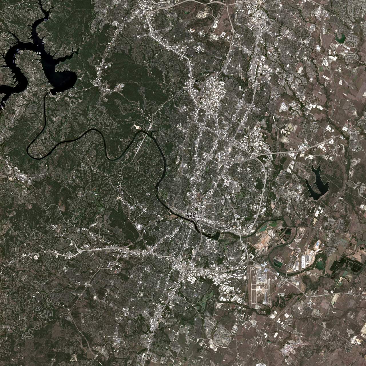 satellite image of a place I've been