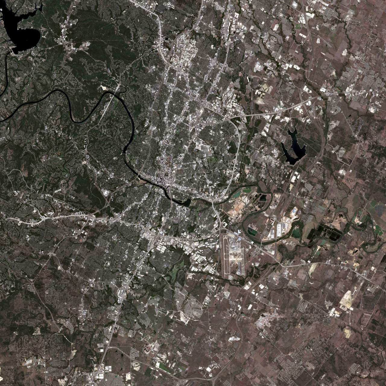 satellite image of a place I've been