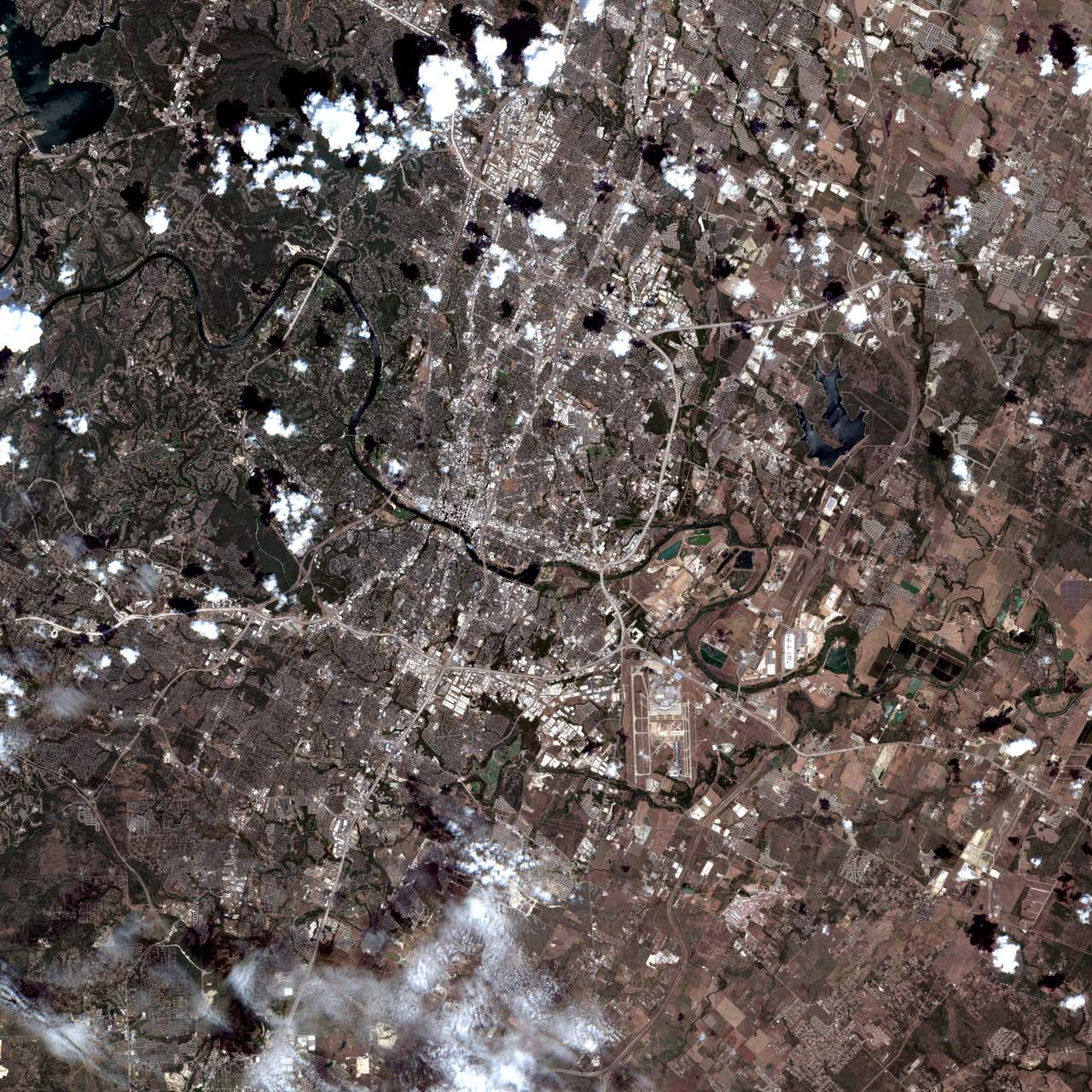 satellite image of a place I've been