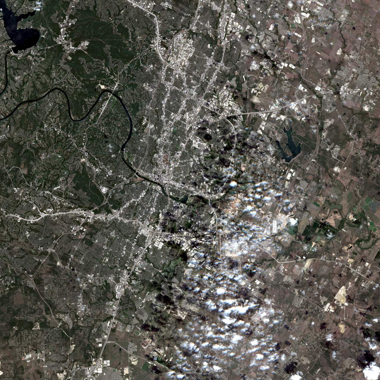 satellite image of a place I've been