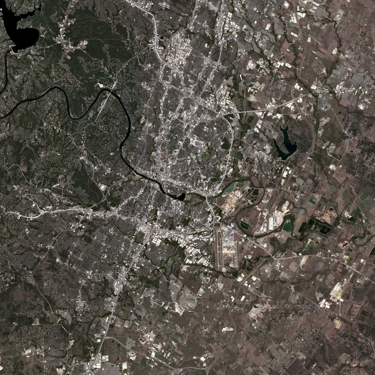 satellite image of a place I've been