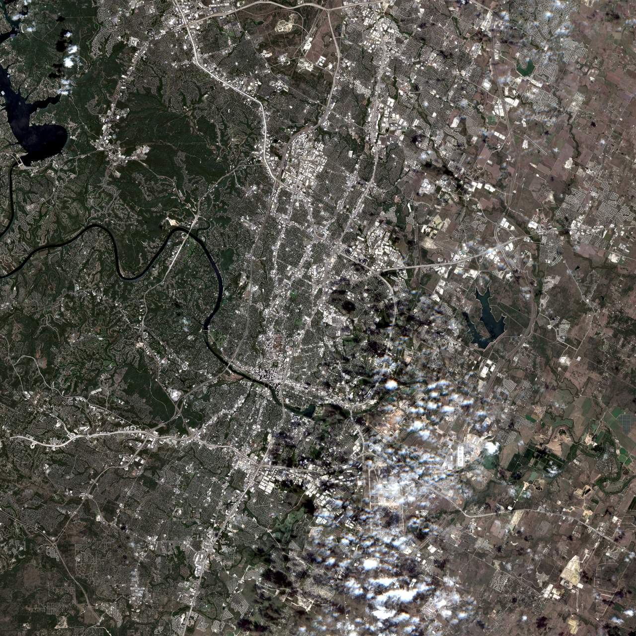 satellite image of a place I've been