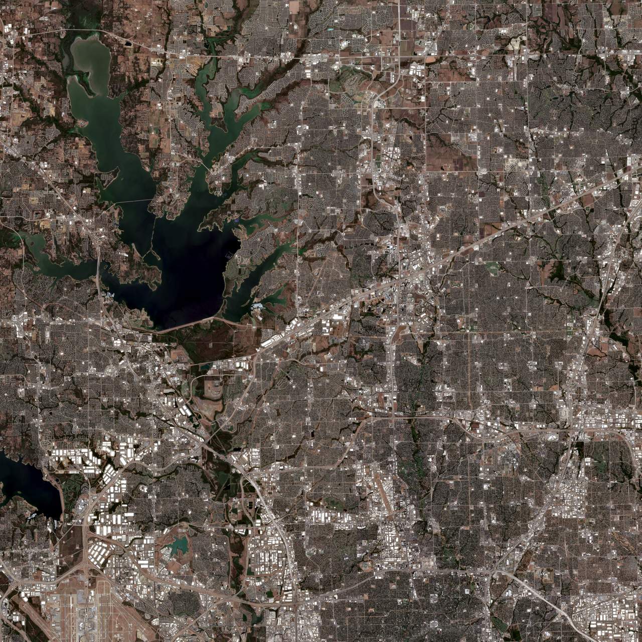 satellite image of a place I've been
