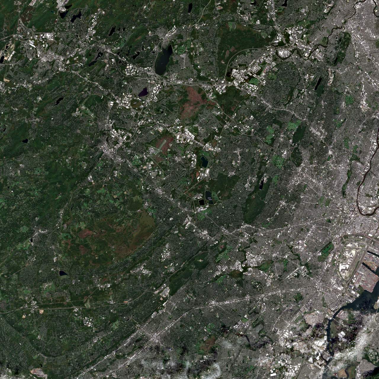 satellite image of a place I've been
