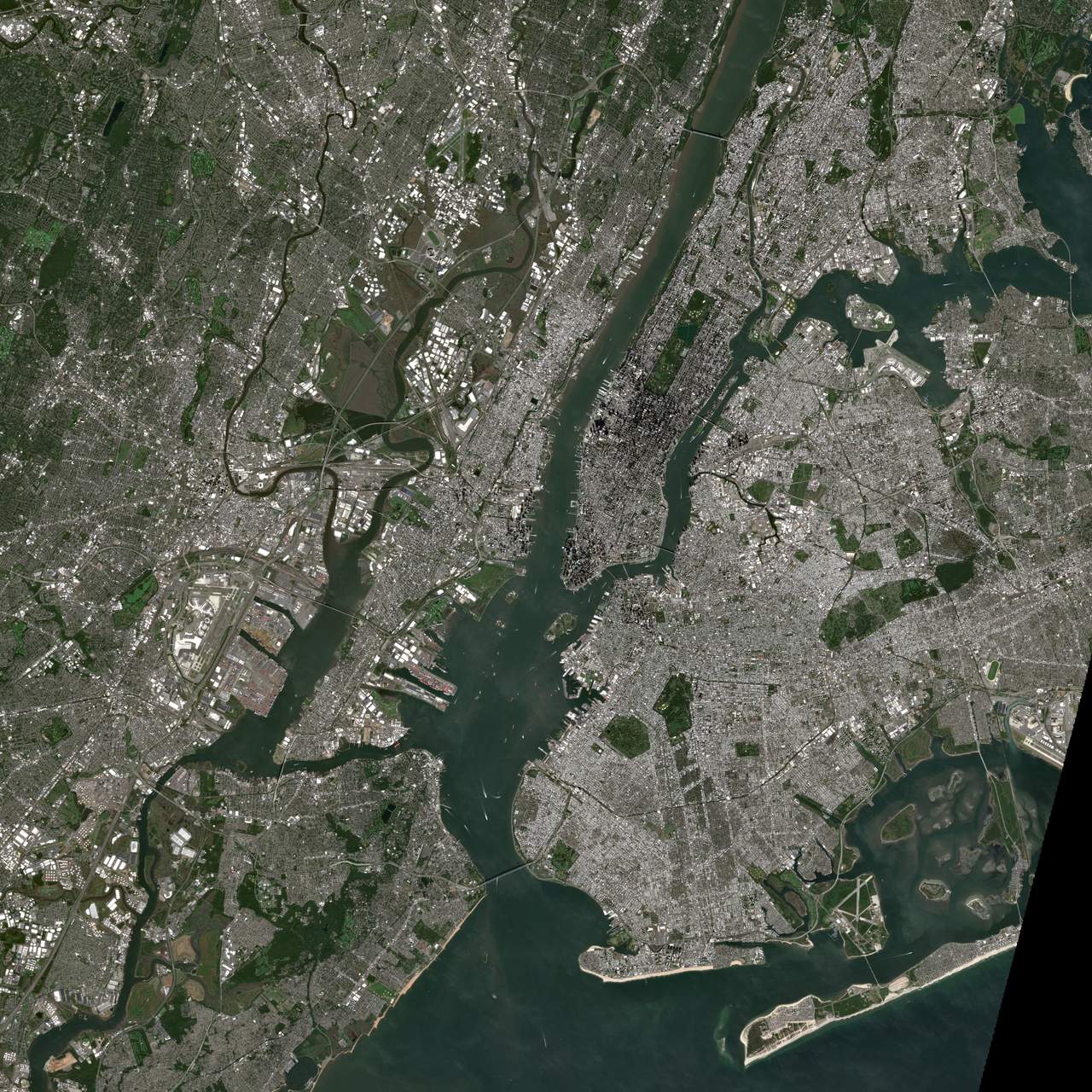 satellite image of a place I've been