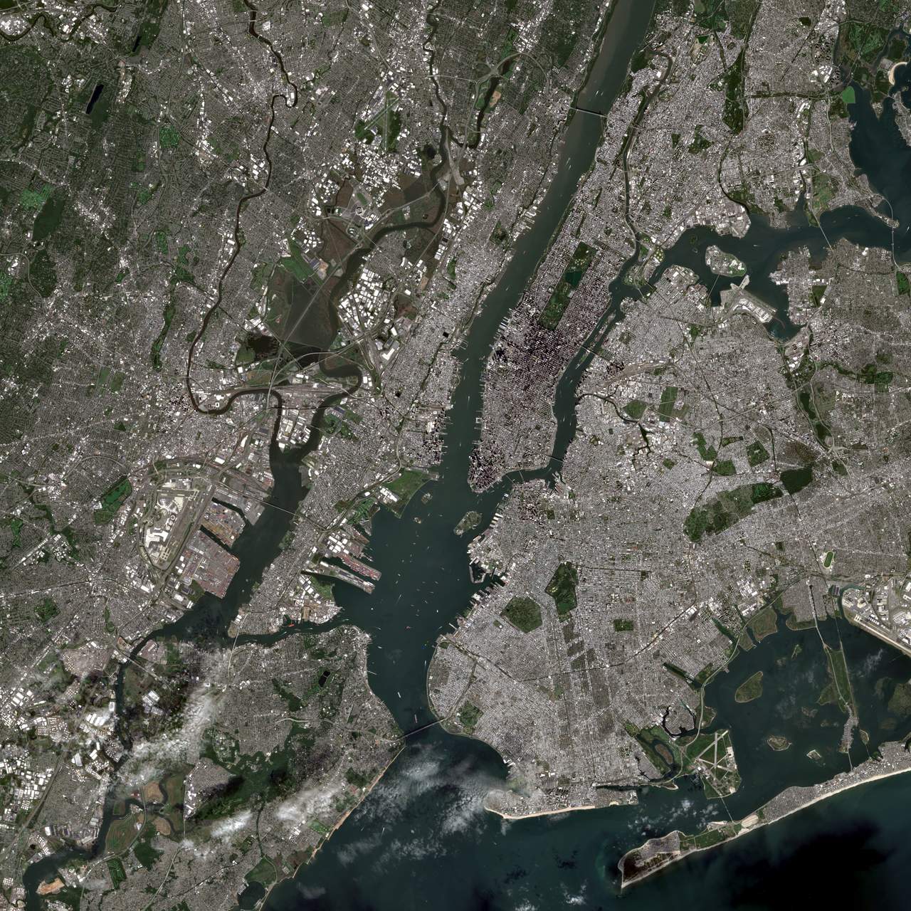 satellite image of a place I've been