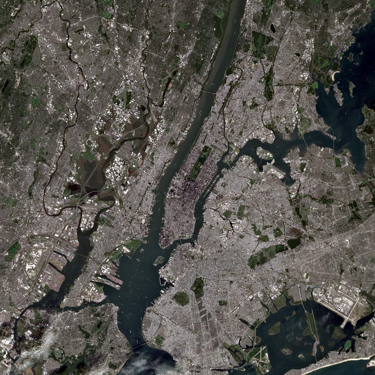 satellite image of a place I've been