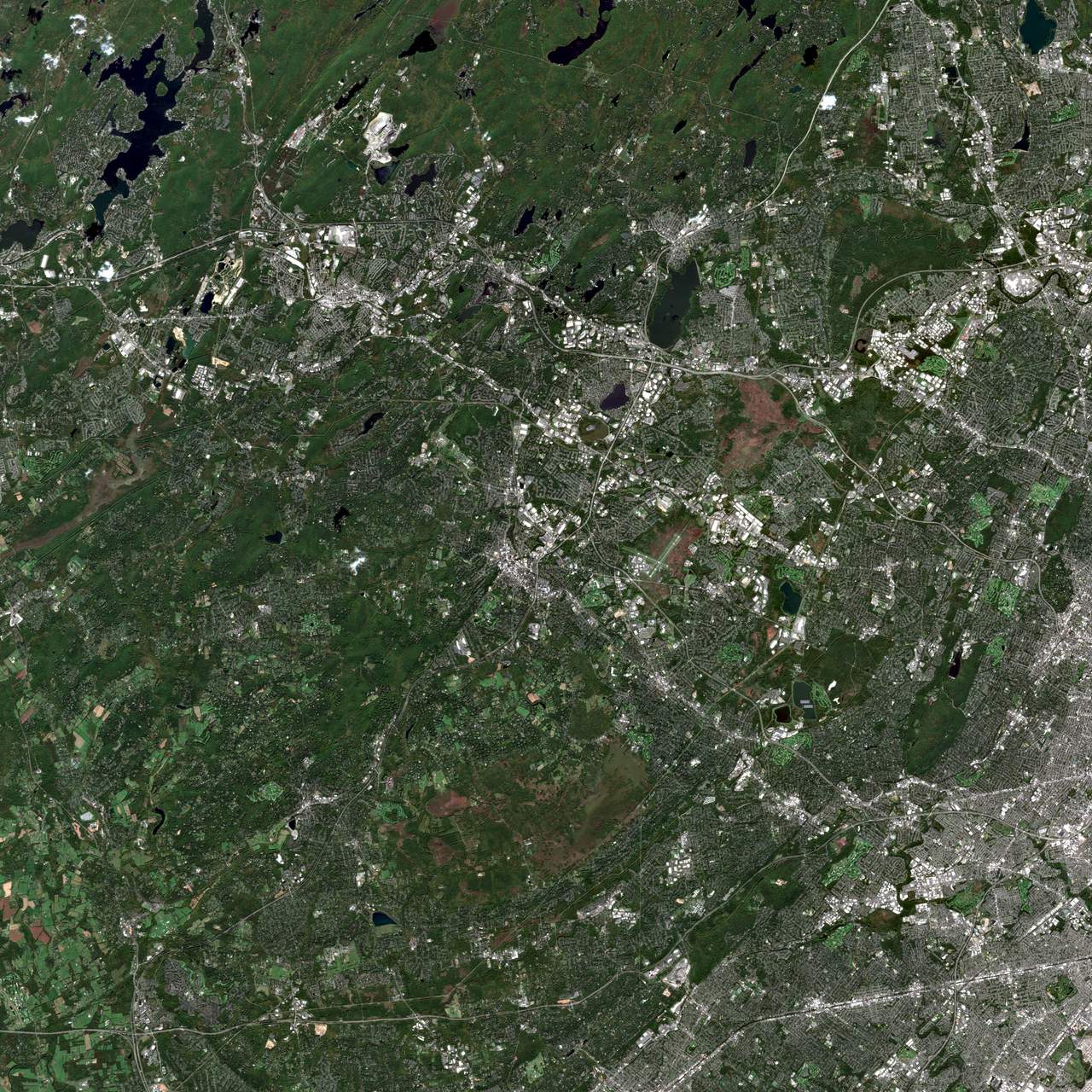 satellite image of a place I've been